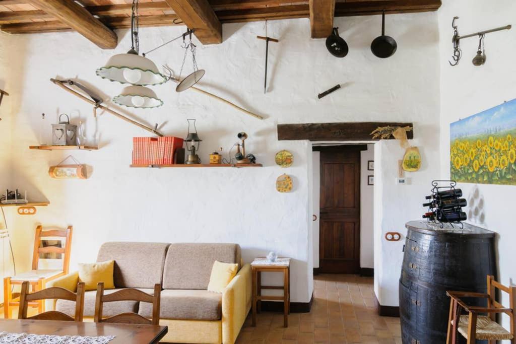 Girasole Cottage Overlooking The Orcia Valley In Tuscany ราดิโกฟานี ภายนอก รูปภาพ